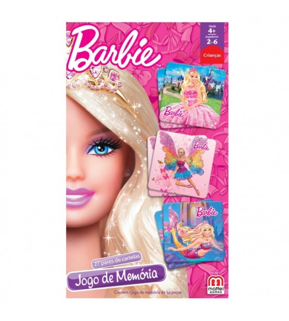 Jogo da Memória Barbie Fantasia -Mattel